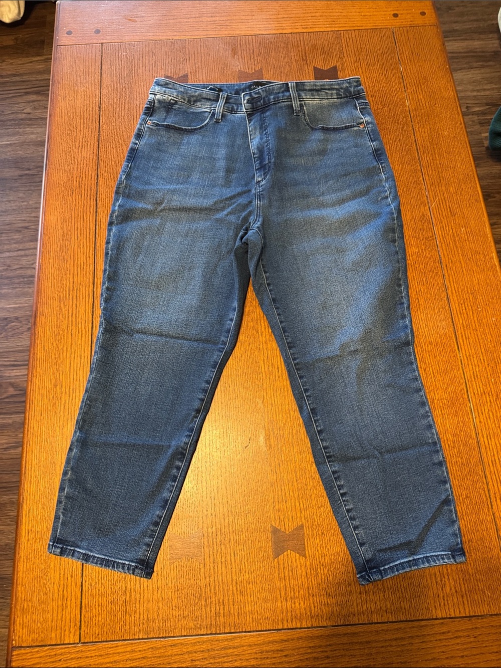 Talbots Women's Dark Blue Cropped Stretch Jeans